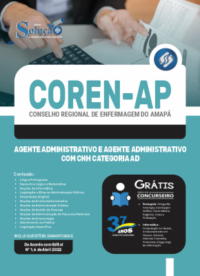 Apostila COREN-AP - Agente Administrativo e Agente Administrativo com CNH categoria AD  - Imagem 3