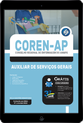 Apostila COREN-AP em PDF - Auxiliar de Serviços Gerais - Imagem 1