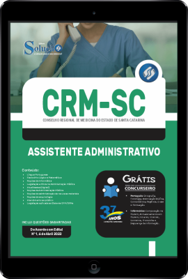 Apostila CRM-SC em PDF - Assistente Administrativo - Imagem 1