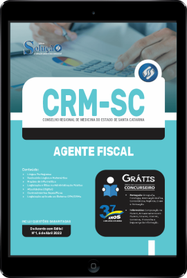 Apostila CRM-SC em PDF - Agente Fiscal - Imagem 1