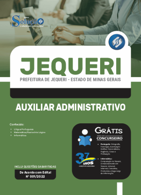 Apostila Prefeitura de Jequeri - MG - Auxiliar Administrativo - Imagem 3