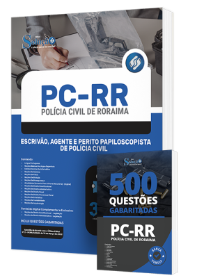 Combo Impresso PC-RR - Escrivão, Agente e Perito Papiloscopista