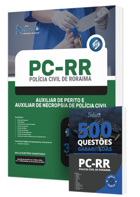 Combo Impresso PC-RR - Auxiliar de Perito e Auxiliar de Necropsia - Imagem 1