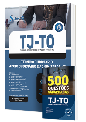 Combo Impresso TJ-TO - Técnico Judiciário - Apoio Judiciário e Administrativo - Imagem 1