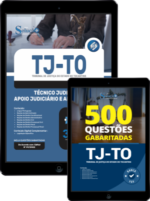 Combo TJ-TO – Técnico Judiciário – Apoio Judiciário e Administrativo