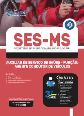 Apostila SES-MS - Auxiliar de Serviço de Saúde - Função: Agente Condutor de Veículos - Imagem 3