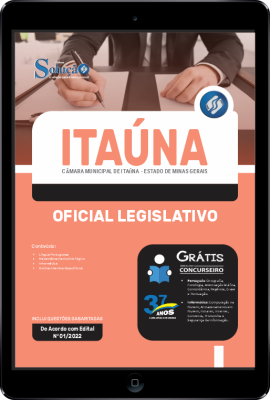 Apostila Câmara de Itaúna - MG em PDF - Oficial Legislativo - Imagem 1