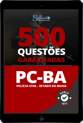 Caderno de Questões PC-BA em PDF - 500 Questões Gabaritadas - Imagem 1