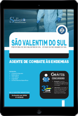 Apostila Prefeitura de São Valentim do Sul - RS em PDF - Agente de Combate às Endemias - Imagem 1