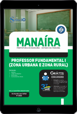 Apostila Prefeitura de Manaíra - PB em PDF - Professor Fundamental I (Zona Urbana e Zona Rural) - Imagem 1