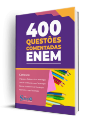 Capa Caderno de Questões ENEM - 400 Questões Comentadas