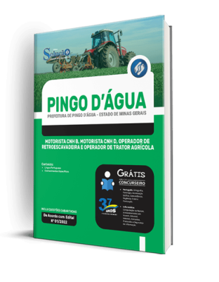 Apostila Prefeitura de Pingo D’Água - MG - Motorista CNH B, Motorista CNH D, Operador de Retroescavadeira e Operador de Trator Agrícola - Imagem 2