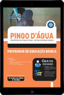 Apostila Prefeitura de Pingo D'Água - MG em PDF - Professor de Educação Básica - Imagem 1