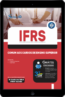 Apostila IFRS em PDF - Comum aos Cargos de Ensino Superior - Imagem 1