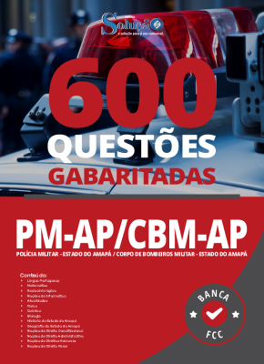 Caderno de Questões PM-AP e CBM-AP - 600 questões Gabaritadas - Imagem 2