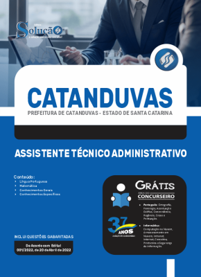 Apostila Prefeitura de Catanduvas - SC - Assistente Técnico Administrativo - Imagem 3