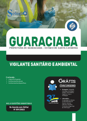 Apostila Prefeitura de Guaraciaba - SC - Vigilante Sanitário e Ambiental - Imagem 3