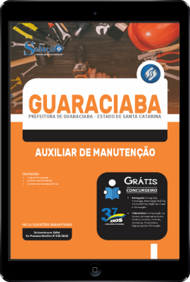 Apostila Prefeitura de Guaraciaba - SC em PDF - Auxiliar de Manutenção - Imagem 1