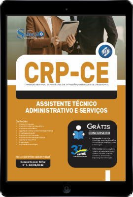 Apostila CRP-CE em PDF - Assistente Técnico Administrativo e Serviços - Imagem 1