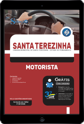 Apostila Câmara de Santa Terezinha - PE em PDF - Motorista - Imagem 1