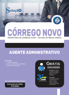 Apostila Prefeitura de Córrego Novo - MG - Agente Administrativo - Imagem 3