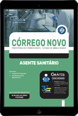 Apostila Prefeitura de Córrego Novo - MG em PDF - Agente Sanitário - Imagem 1