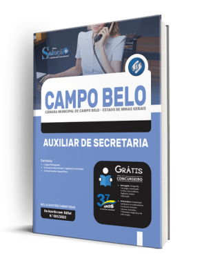 Apostila Câmara de Campo Belo - MG - Auxiliar de Secretaria - Imagem 2