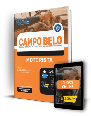 Apostila Câmara de Campo Belo - MG - Motorista - Imagem 1