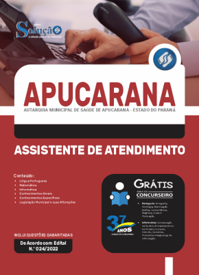 Apostila Autarquia Municipal de Saúde de Apucarana - PR - Assistente de Atendimento - Imagem 3