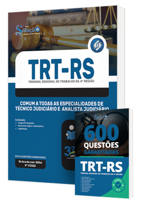 Combo Impresso TRT-RS - Comum a Todas as Especialidades de Técnico Judiciário e Analista Judiciário - Imagem 1