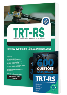 Combo Impresso TRT-RS - Técnico Judiciário - Área Administrativa - Imagem 1