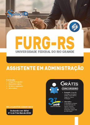 Apostila FURG-RS - Assistente em Administração - Imagem 3