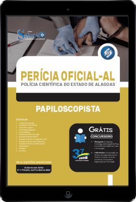 Apostila Perícia Oficial de Alagoas em PDF - Papiloscopista - Imagem 1