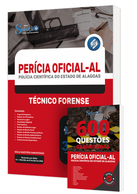 Combo Impresso Perícia Oficial de Alagoas - Técnico Forense - Imagem 1