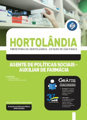 Apostila Prefeitura de Hortolândia - SP - Agente de Políticas Sociais - Auxiliar de Farmácia - Imagem 3