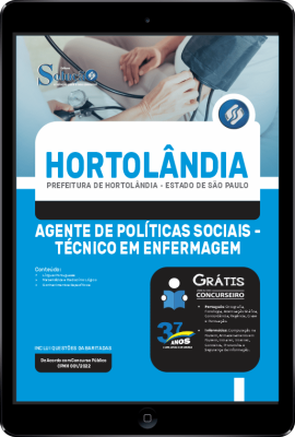 Apostila Prefeitura de Hortolândia - SP em PDF - Agente de Políticas Sociais - Técnico em Enfermagem - Imagem 1