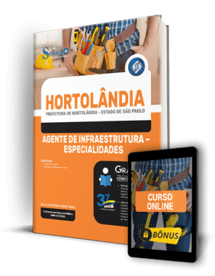 Apostila Prefeitura de Hortolândia - SP - Agente de Infraestrutura - Especialidades: Ajudante Geral, Carpinteiro e Encanador, Agente de Trânsito e Transporte - Oficial de Manutenção e Sinalização Viária - Imagem 1