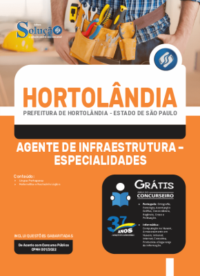 Apostila Prefeitura de Hortolândia - SP - Agente de Infraestrutura - Especialidades: Ajudante Geral, Carpinteiro e Encanador, Agente de Trânsito e Transporte - Oficial de Manutenção e Sinalização Viária - Imagem 3