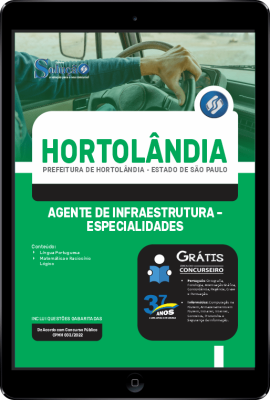 Apostila Prefeitura de Hortolândia - SP em PDF - Agente de Infraestrutura - Especialidades: Eletricista, Motorista de Veículos Leves e Motorista de Veículos Pesados - Imagem 1