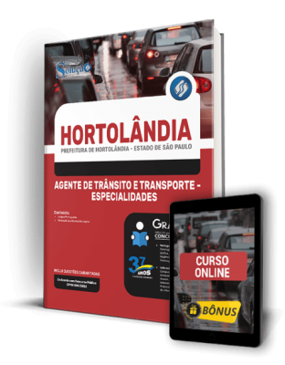 Apostila Prefeitura de Hortolândia - SP - Agente de Trânsito e Transporte - Especialidades: Agente de Fiscalização de 2ª Classe e Assistente de Sinalização Semafórica - Imagem 1