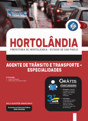 Apostila Prefeitura de Hortolândia - SP - Agente de Trânsito e Transporte - Especialidades: Agente de Fiscalização de 2ª Classe e Assistente de Sinalização Semafórica - Imagem 3