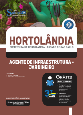 Apostila Prefeitura de Hortolândia - SP - Agente de Infraestrutura - Jardineiro - Imagem 3