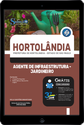 Apostila Prefeitura de Hortolândia - SP em PDF - Agente de Infraestrutura - Jardineiro - Imagem 1