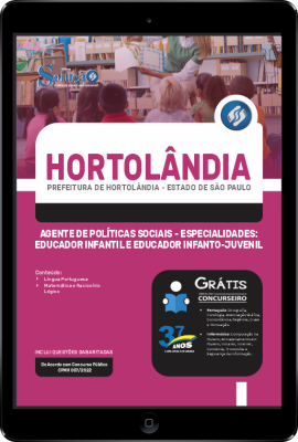 Apostila Prefeitura de Hortolândia - SP em PDF - Agente de Políticas Sociais - Especialidades: Educador Infantil e Educador Infanto-Juvenil - Imagem 1