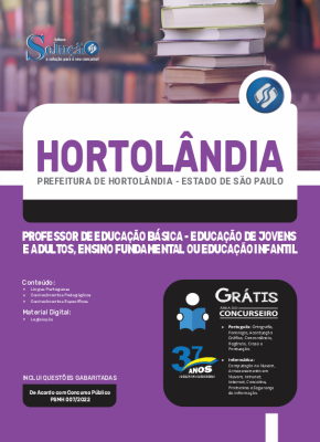 Apostila Prefeitura de Hortolândia - SP - Professor de Educação Básica - Educação de Jovens e Adultos, Ensino Fundamental ou Educação Infantil - Imagem 3