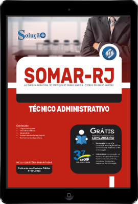 Apostila SOMAR-RJ em PDF - Técnico Administrativo - Imagem 1