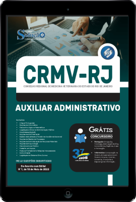 Apostila CRMV-RJ em PDF - Auxiliar Administrativo - Imagem 1