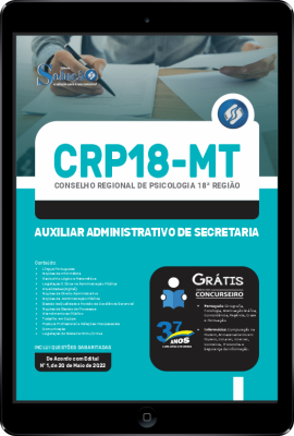 Apostila CRP-MT em PDF - Auxiliar Administrativo de Secretaria - Imagem 1