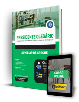 Apostila Prefeitura de Presidente Olegário - MG - Auxiliar de Creche - Imagem 1