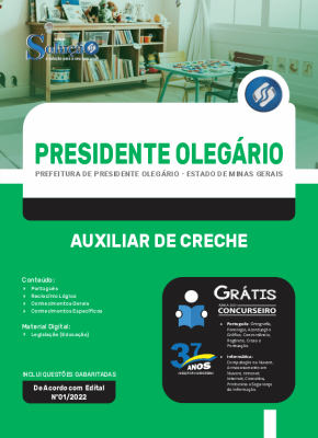 Apostila Prefeitura de Presidente Olegário - MG - Auxiliar de Creche - Imagem 3